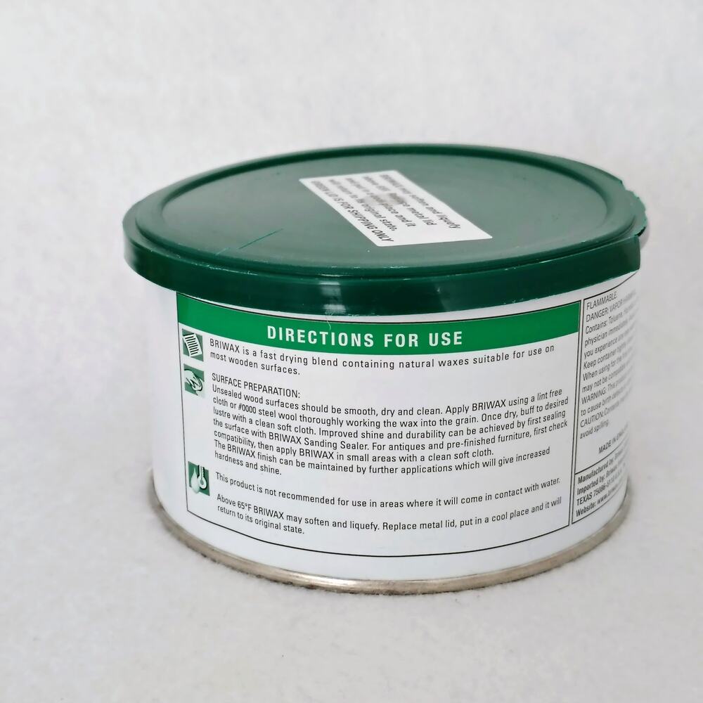 Briwax Rustic Pine Cleans Stains Polishes Wood Furniture Natural Fast Dry 16 oz. - Picture 4 of 7